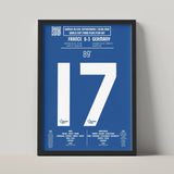Poster du 4e but de Just Fontaine - France vs Allemagne de l’Ouest 1958 - Legendary Goals