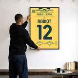 Poster du but d’Adrien Rabiot – Torino vs Milan 2025 - Legendary Goals