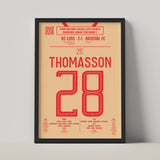 Poster du but d’Adrien Thomasson - Lens vs Arsenal 2023 - Legendary Goals