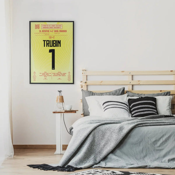 Poster du but d’Anatoliy Trubin – Benfica vs Real Madrid 2026 - Legendary Goals