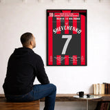 Poster du but d’Andriy Shevchenko – AC Milan vs Real Madrid 2002 - Legendary Goals