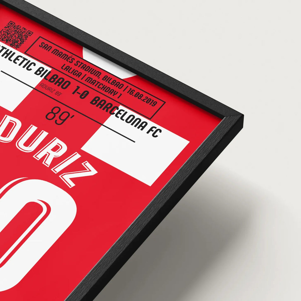 Poster du but d’Aritz Aduriz - Athletic Club vs FC Barcelone 2019 - Legendary Goals