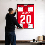 Poster du but d’Aritz Aduriz - Athletic Club vs FC Barcelone 2019 - Legendary Goals