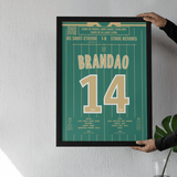 Poster du but de Brandão – AS Saint - Étienne vs Stade Rennais 2013 - Legendary Goals