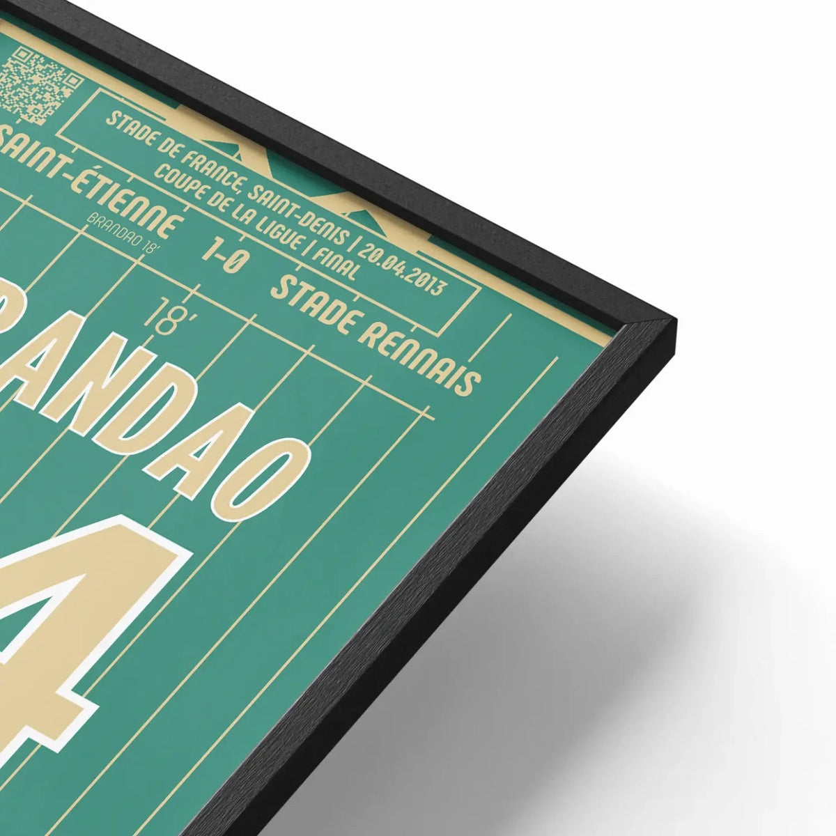 Poster du but de Brandão – AS Saint - Étienne vs Stade Rennais 2013 - Legendary Goals