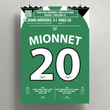 Poster du but de Cédric Mionnet – Sedan vs PSG 2000 - Legendary Goals