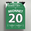 Poster du but de Cédric Mionnet – Sedan vs PSG 2000 - Legendary Goals