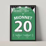 Poster du but de Cédric Mionnet – Sedan vs PSG 2000 - Legendary Goals