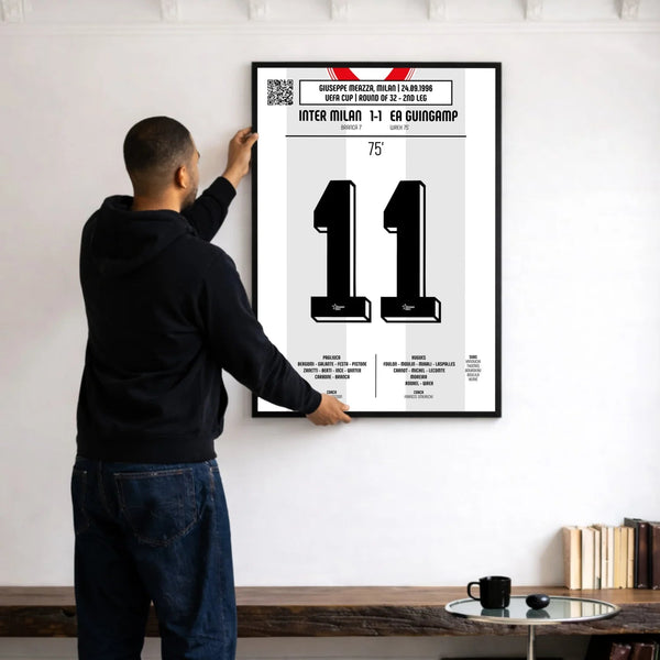 Poster du but de Christopher Wreh – Inter Milan vs Guingamp 1996 - Legendary Goals