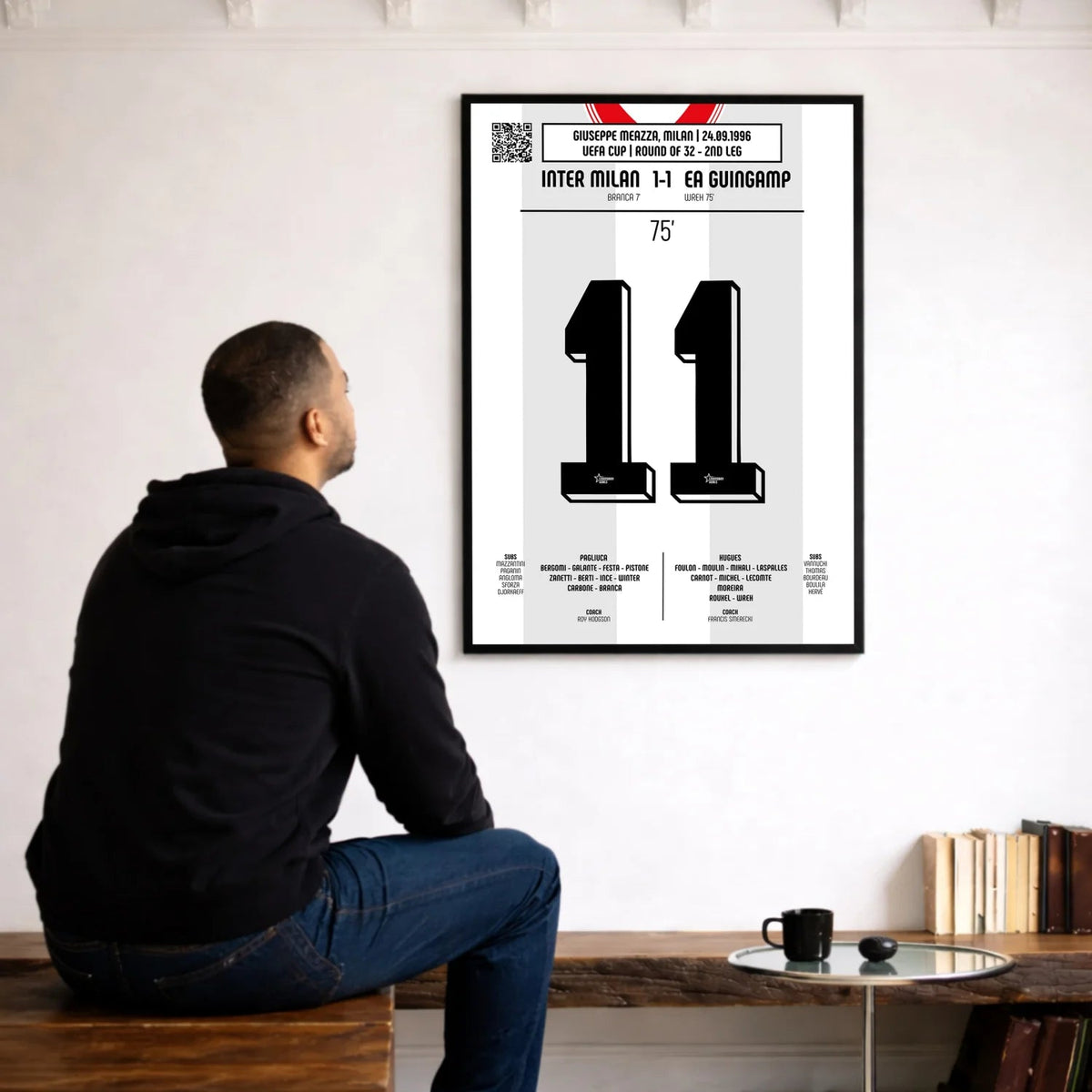 Poster du but de Christopher Wreh – Inter Milan vs Guingamp 1996 - Legendary Goals