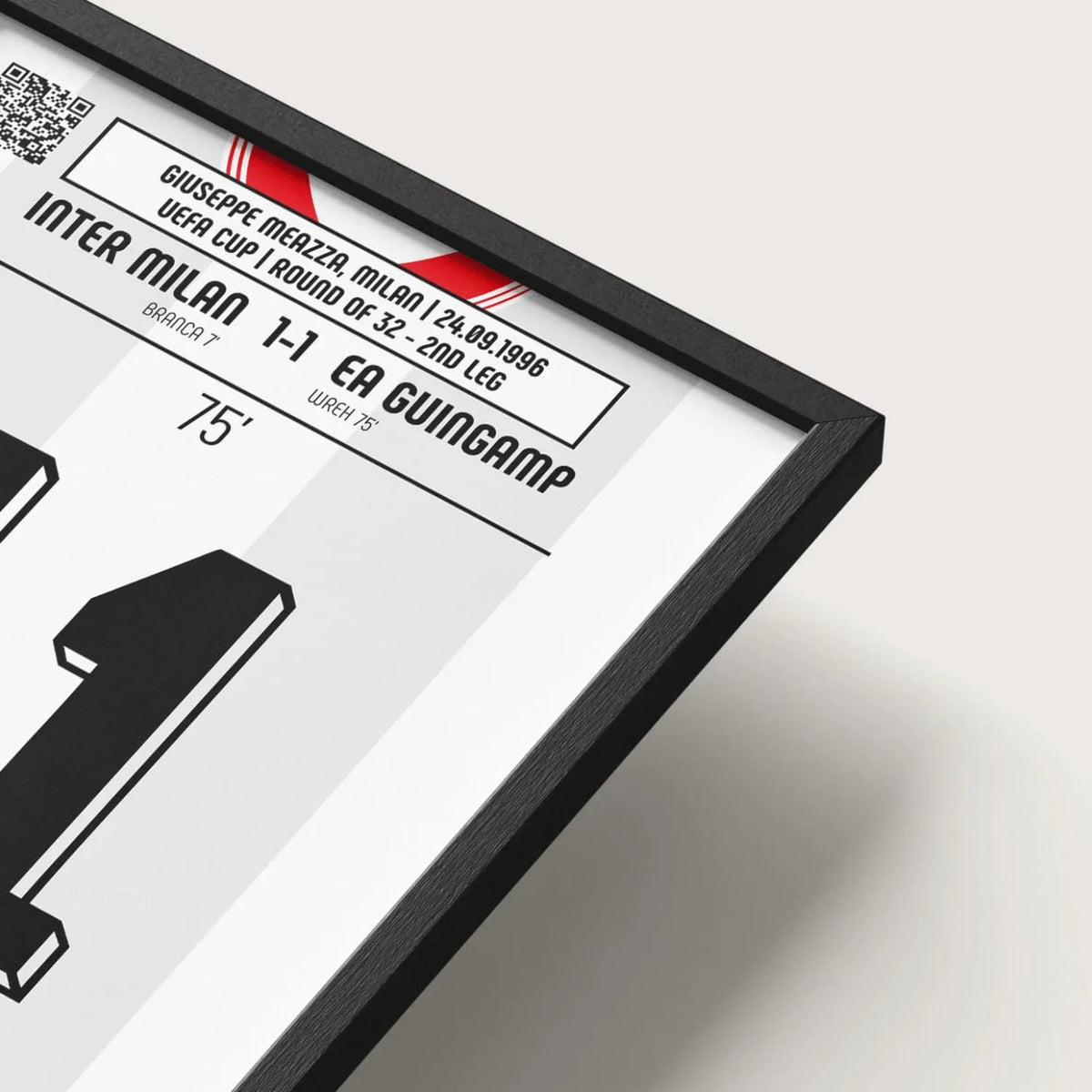 Poster du but de Christopher Wreh – Inter Milan vs Guingamp 1996 - Legendary Goals