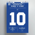 Poster du but de Claude Papi - Bastia vs Grasshopper Zurich 1978 - Legendary Goals