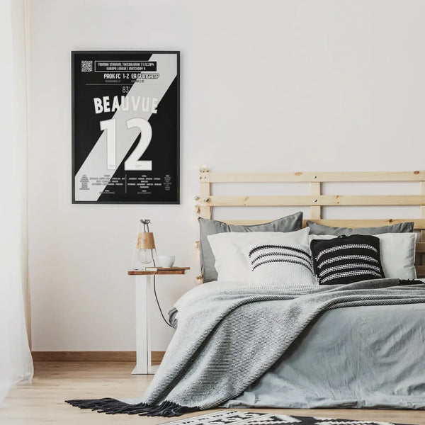 Poster du but de Claudio Beauvue – PAOK FC vs Guingamp 2014 - Legendary Goals