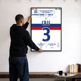 Poster du but de Cris – Lyon vs PSG 2010 - Legendary Goals