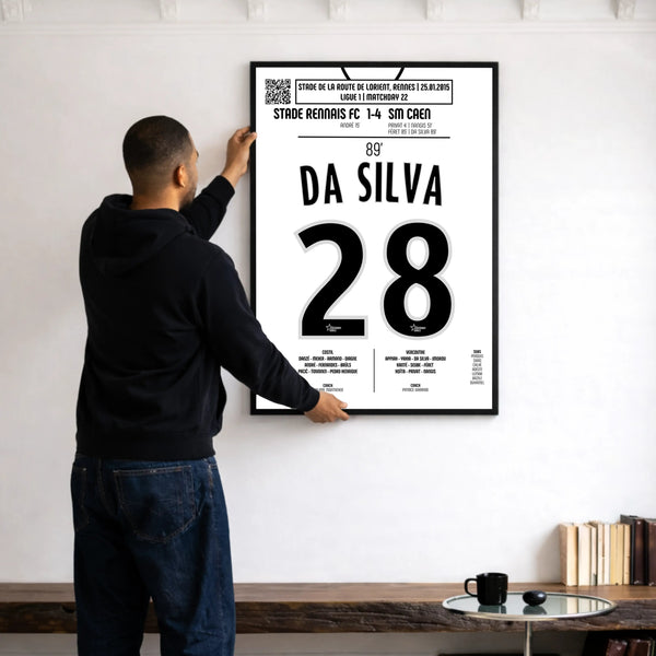 Poster du but de Damien Da Silva - Rennes vs Caen 2015 - Legendary Goals