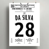 Poster du but de Damien Da Silva - Rennes vs Caen 2015 - Legendary Goals
