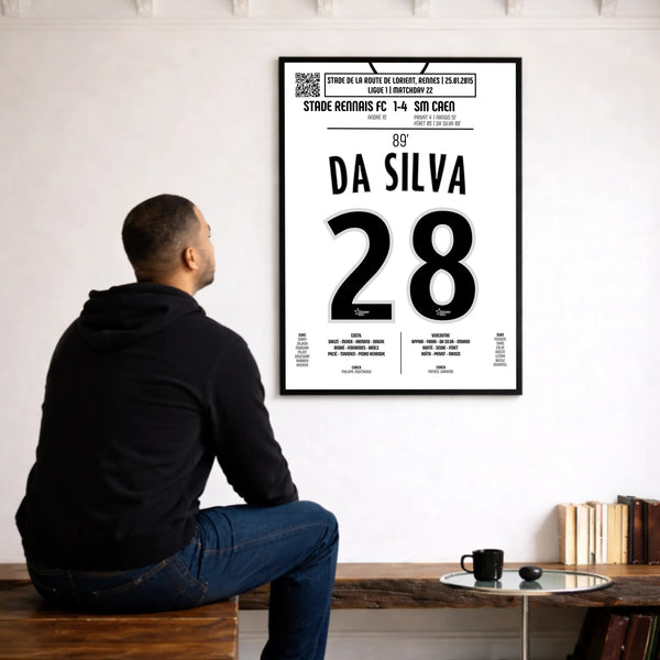 Poster du but de Damien Da Silva - Rennes vs Caen 2015 - Legendary Goals