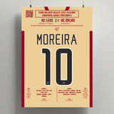 Poster du but de Daniel Moreira – Lens vs Milan 2002 - Legendary Goals