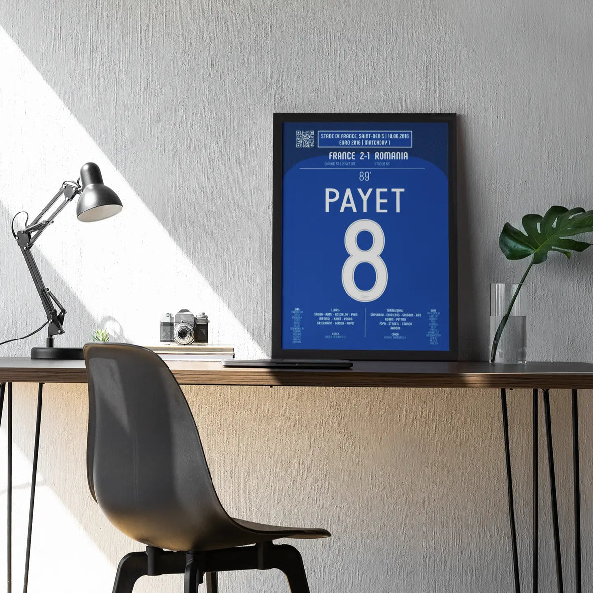 Poster du but de Dimitri Payet – France vs Roumanie 2016 - Legendary Goals