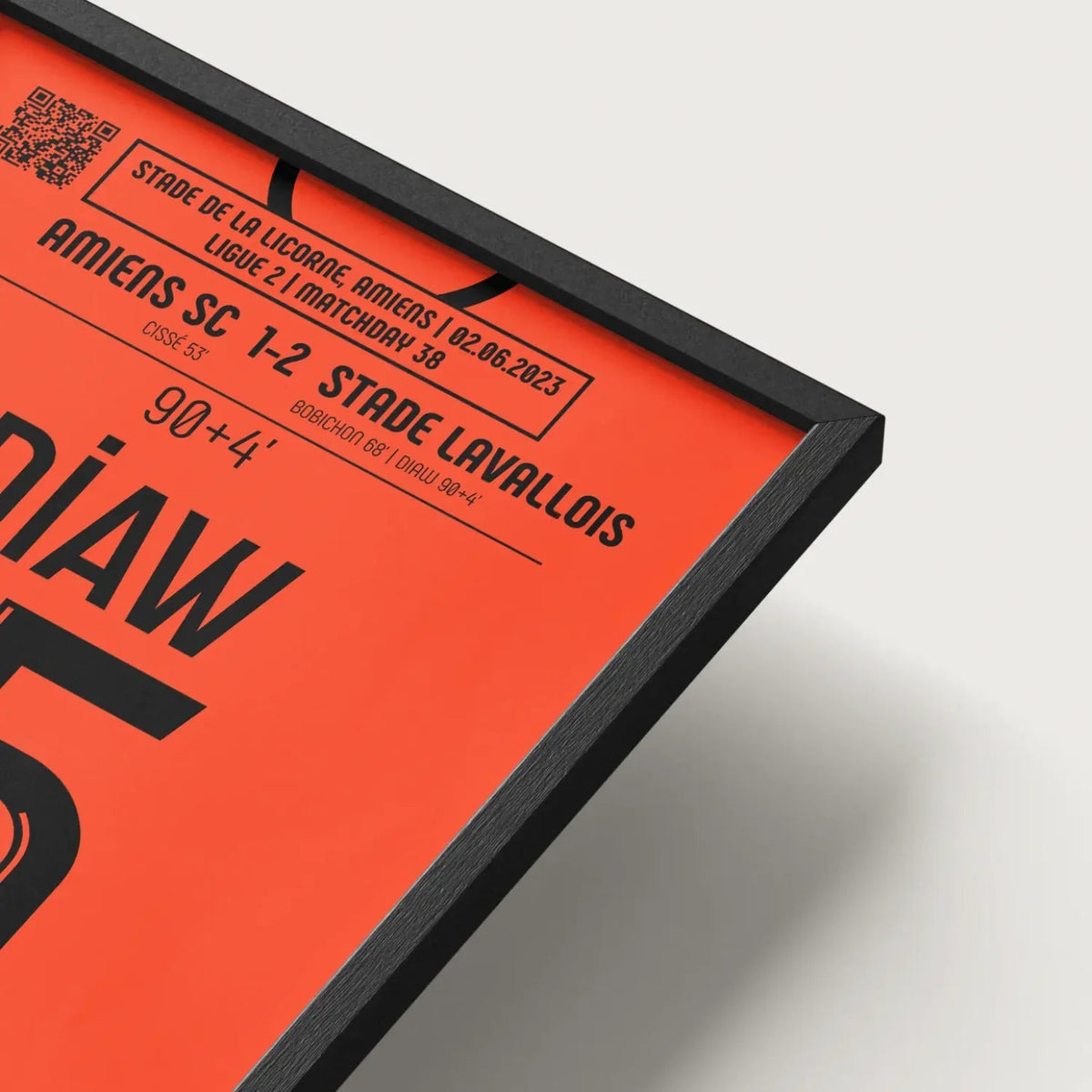 Poster du but de Djibril Diaw – Amiens vs Laval 2023 - Legendary Goals