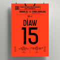 Poster du but de Djibril Diaw – Amiens vs Laval 2023 - Legendary Goals