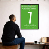 Poster du but de Dominique Rocheteau – Saint - Étienne vs Dynamo Kiev 1976 - Legendary Goals