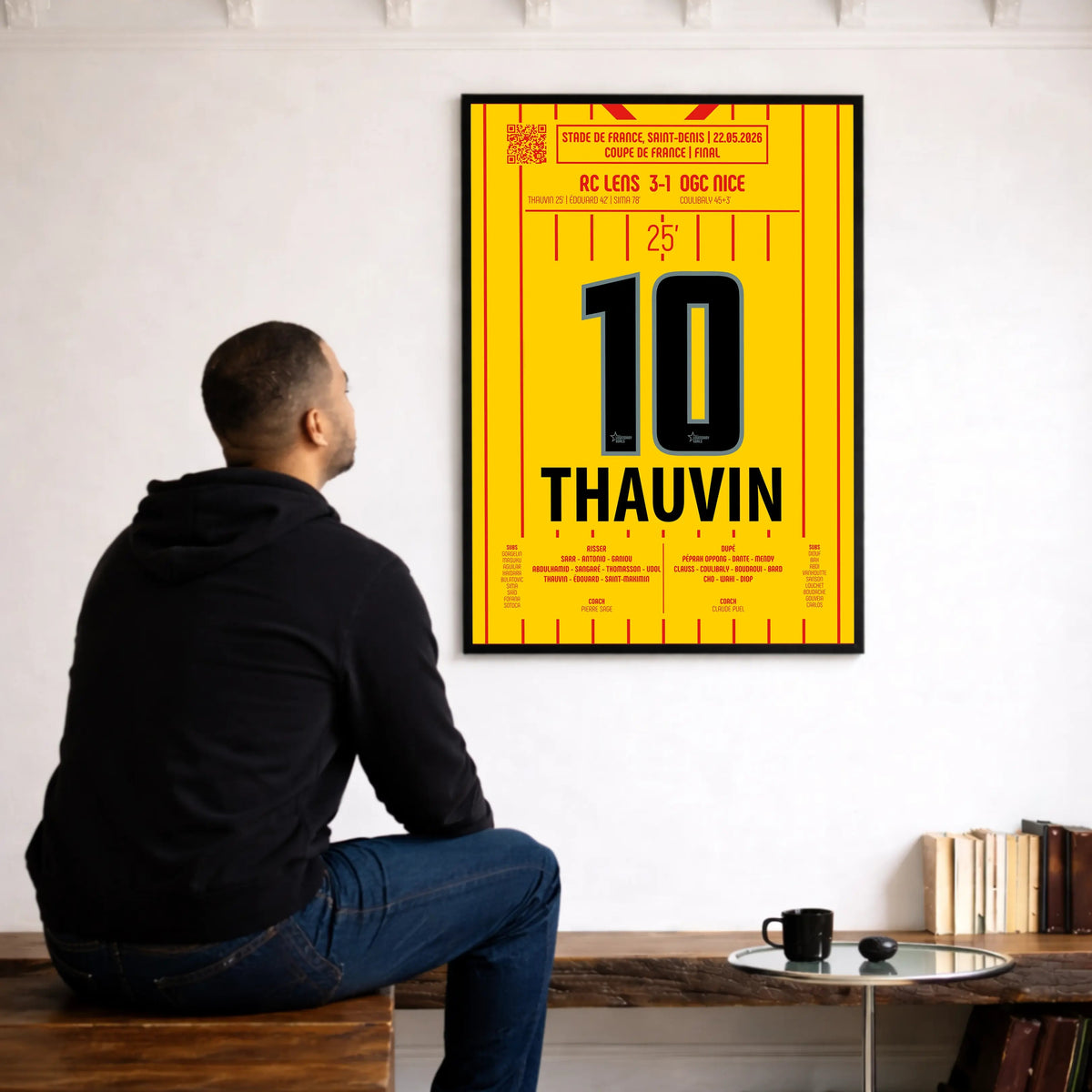 Poster du but de Florian Thauvin - Lens vs Nice 2026 - Legendary Goals