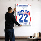Poster du but de Franck Ribéry - Espagne vs France 2006 - Legendary Goals