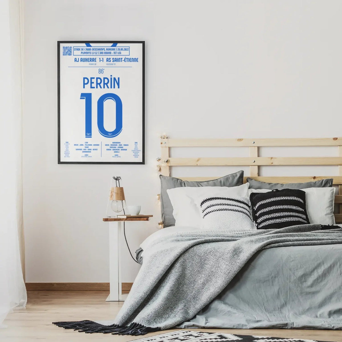 Poster du but de Gaëtan Perrin – Auxerre vs AS Saint - Étienne 2022 - Legendary Goals