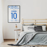 Poster du but de Gaëtan Perrin – Auxerre vs AS Saint - Étienne 2022 - Legendary Goals