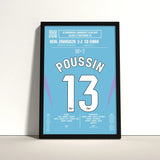 Poster du but de Gaëtan Poussin – Saragosse vs Eibar 2025 - Legendary Goals