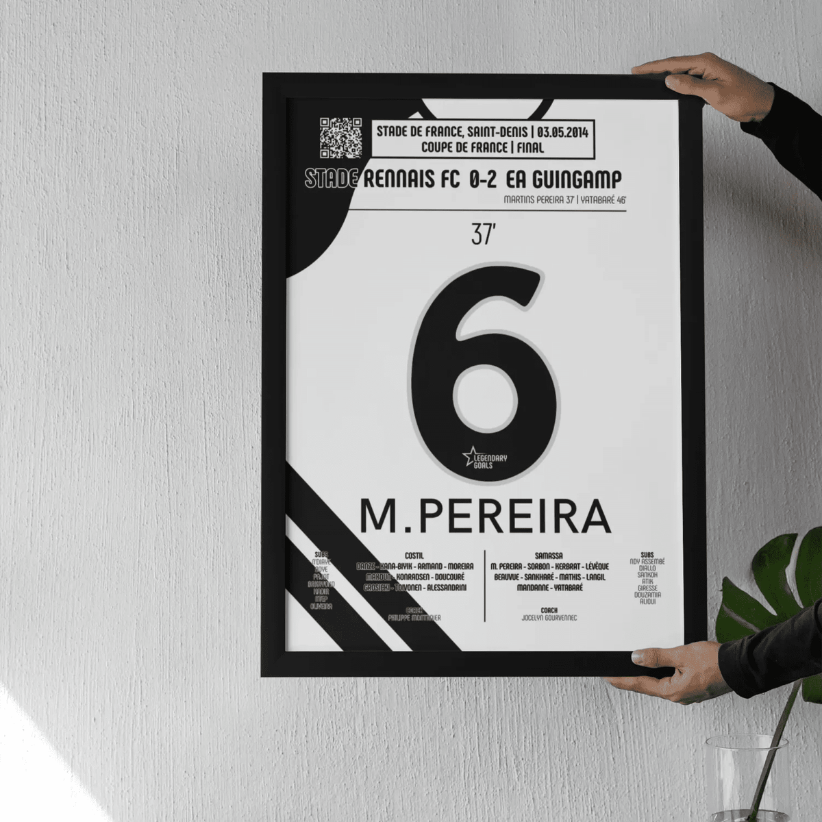 Poster du but de Jonathan Martins Pereira – Rennes vs Guingamp 2014 - Legendary Goals