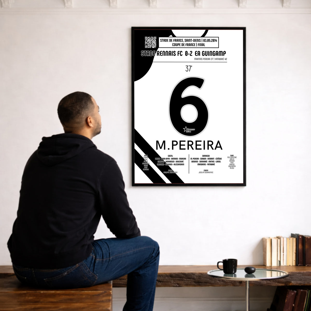 Poster du but de Jonathan Martins Pereira – Rennes vs Guingamp 2014 - Legendary Goals