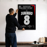 Poster du but de Juninho – Lyon vs Real Madrid 2005 - Legendary Goals