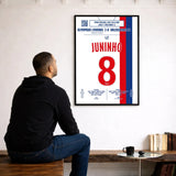 Poster du but de Juninho – Lyon vs Valenciennes 2007 - Legendary Goals