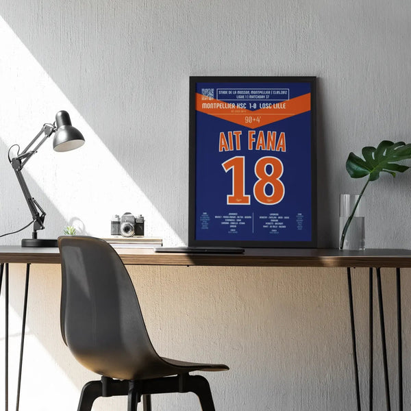 Poster du but de Karim Aït - Fana – Montpellier vs Lille 2012 - Legendary Goals