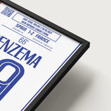 Poster du but de Karim Benzema - Espagne vs France 2021 - Legendary Goals