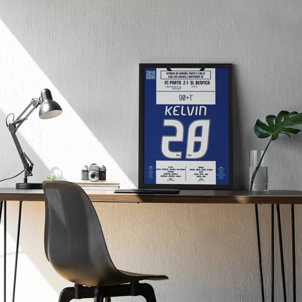 Poster du but de Kelvin - Porto vs Benfica 2013 - Legendary Goals