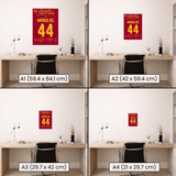 Poster du but de Kostas Manolas – Roma vs Barcelone 2018 - Legendary Goals
