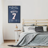Poster du but de Kylian Mbappé – PSG vs Real Madrid 2022 - Legendary Goals