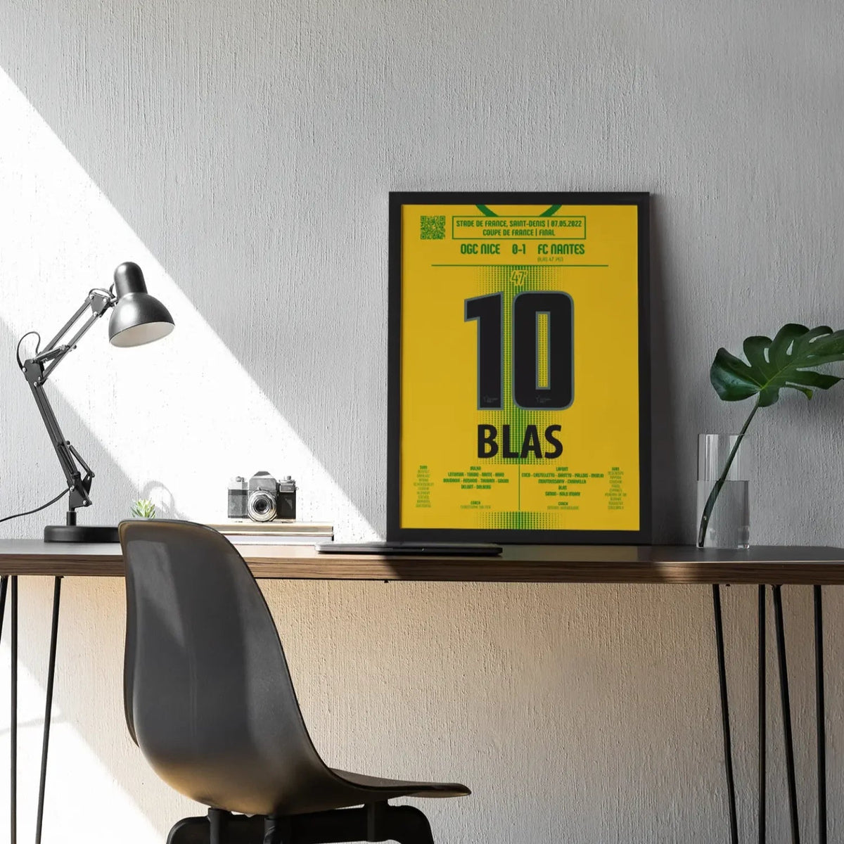 Poster du but de Ludovic Blas – Nantes vs Nice 2022 - Legendary Goals