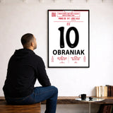 Poster du but de Ludovic Obraniak - PSG vs Lille 2011 - Legendary Goals
