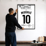 Poster du but de Luka Modrić - Real Madrid vs Gérone 2025 - Legendary Goals