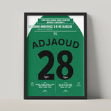 Poster du but de Madjid Adjaoud - Sedan vs Ajaccio 1998 - Legendary Goals