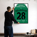 Poster du but de Madjid Adjaoud - Sedan vs Ajaccio 1998 - Legendary Goals