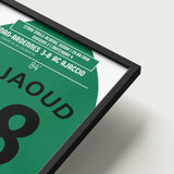 Poster du but de Madjid Adjaoud - Sedan vs Ajaccio 1998 - Legendary Goals