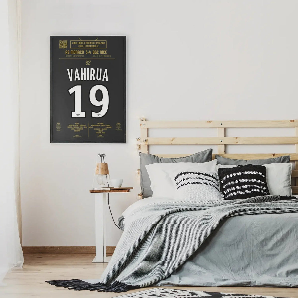 Poster du but de Marama Vahirua – AS Monaco vs OGC Nice 2004 - Legendary Goals