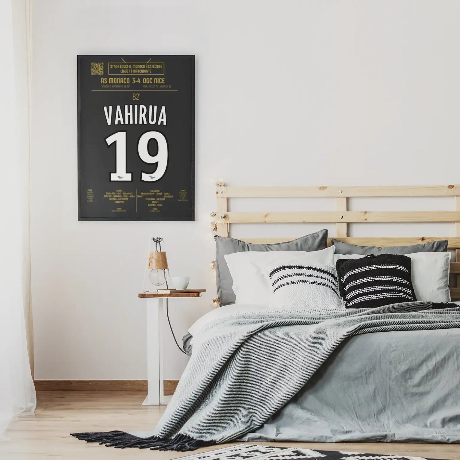 Poster du but de Marama Vahirua – AS Monaco vs OGC Nice 2004 - Legendary Goals