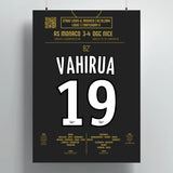 Poster du but de Marama Vahirua – AS Monaco vs OGC Nice 2004 - Legendary Goals