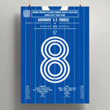 Poster du but de Marius Trésor - France vs Allemagne de l’Ouest 1982 - Legendary Goals